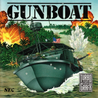 Gunboat TurboGrafx-16 US box art